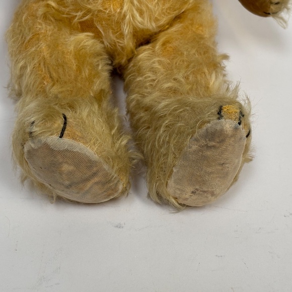 Vintage Blonde Jointed Teddy Bear with Working Growler - Picture 9 of 15